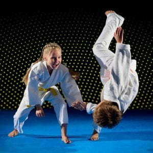 Martial Arts Lessons for Kids in Alpharetta GA - Judo Toss Kids Girl