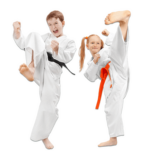 Martial Arts Lessons for Kids in Alpharetta GA - Kicks High Kicking Together